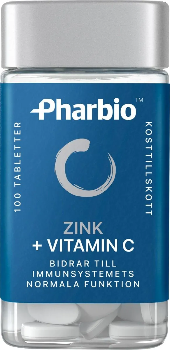 Pharbio Zink + Vitamin C 100 st
