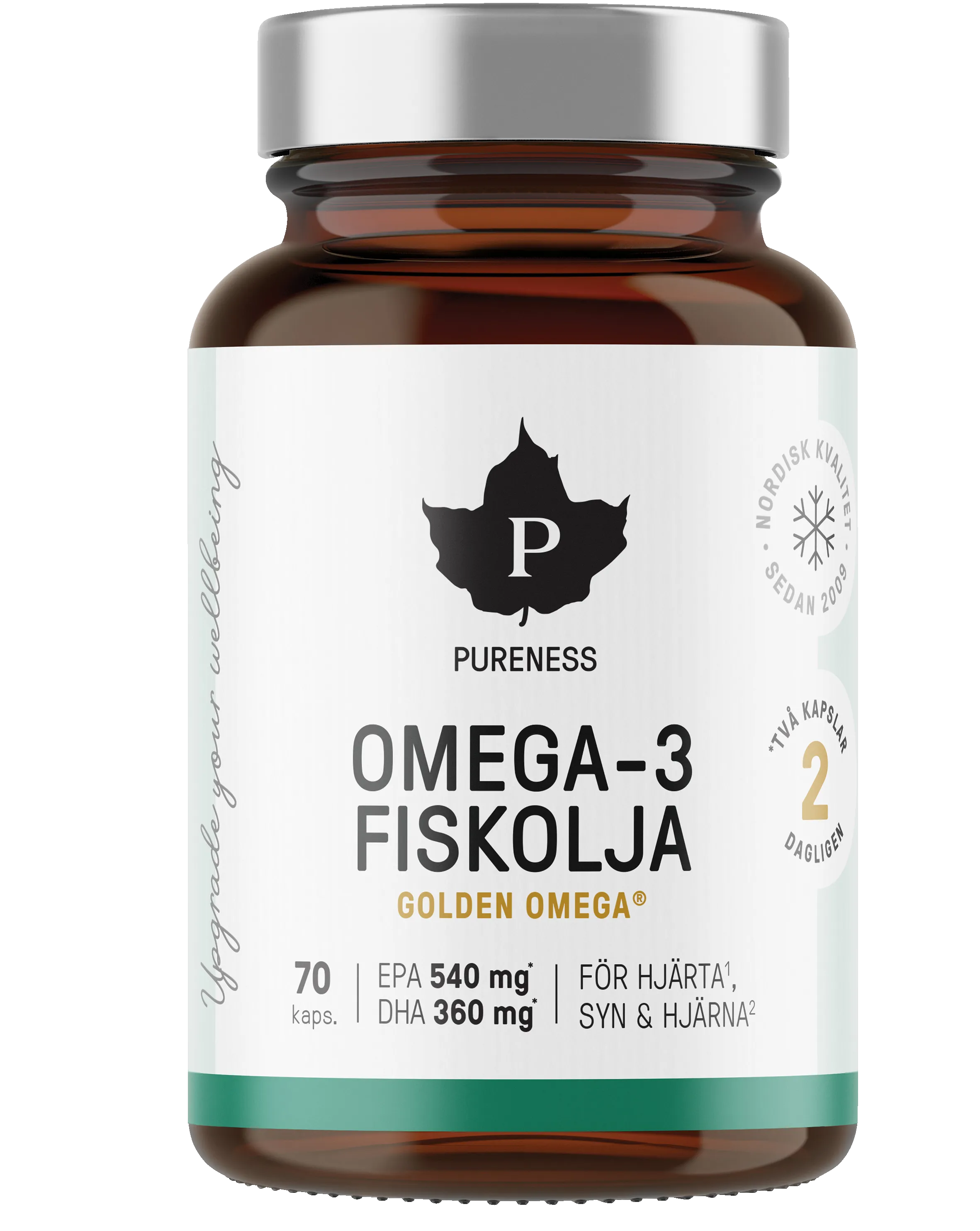 Pureness Omega-3 Fiskolja 70kap
