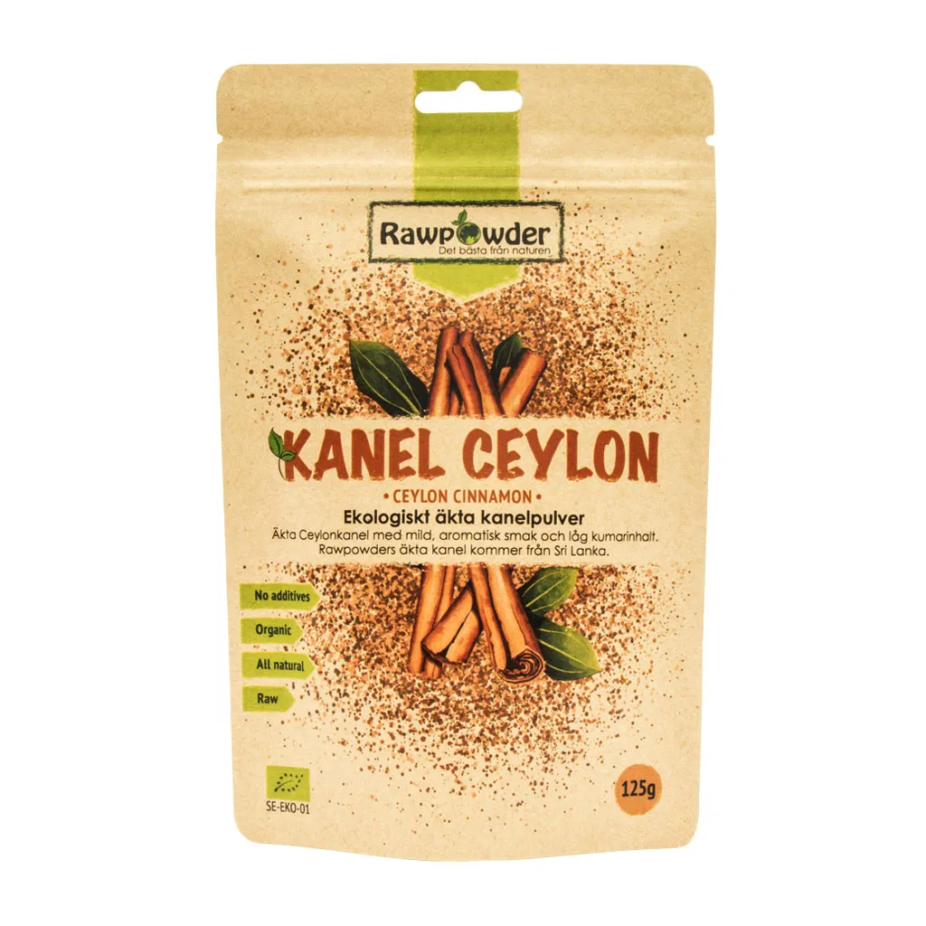 Rawpowder Kanel Ceylon mald 125g