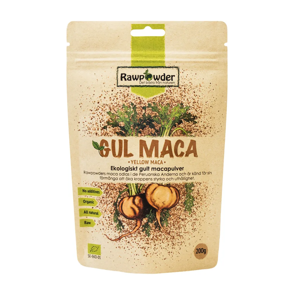 Rawpowder Maca gul pulver 200g