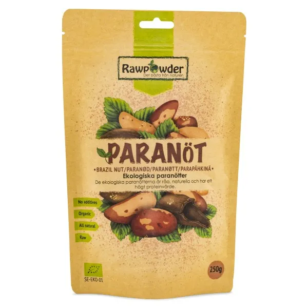 RawPowder Paranöt EKO, 250 g
