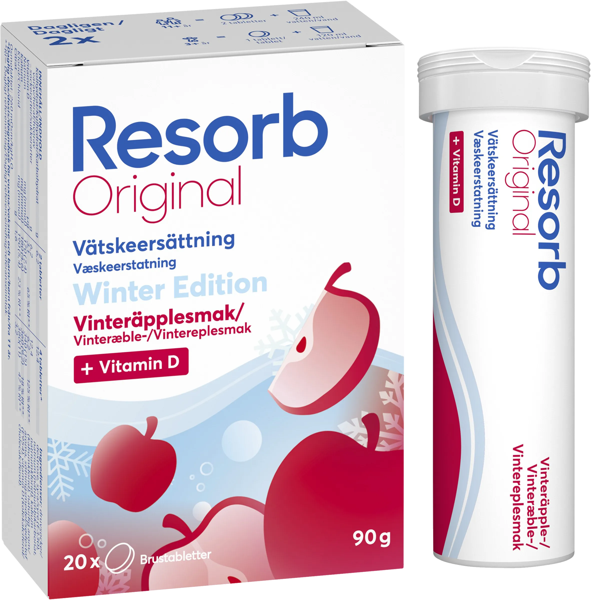 Resorb Original Vinteräpple 20st