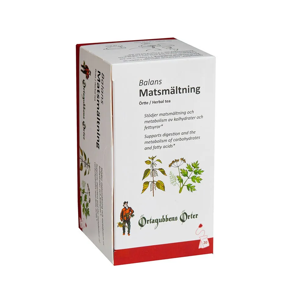 Örtagubben Balans Matsmältning 20 påsar
