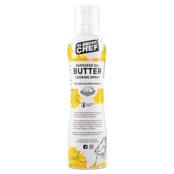 Slender Chef Cooking Spray, 200 ml, Butter