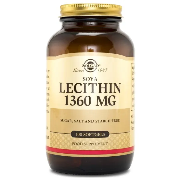 Solgar Lecithin, 100 kaps
