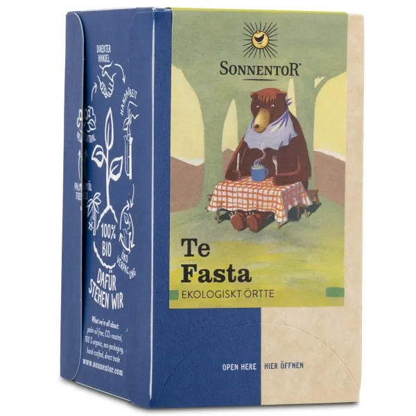 Sonnentor Te Fasta, 18 påsar