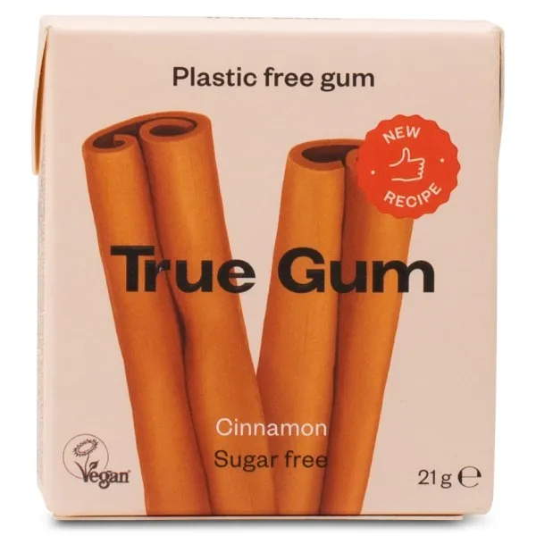 True Gum Tuggummi, 1 st, Cinnamon