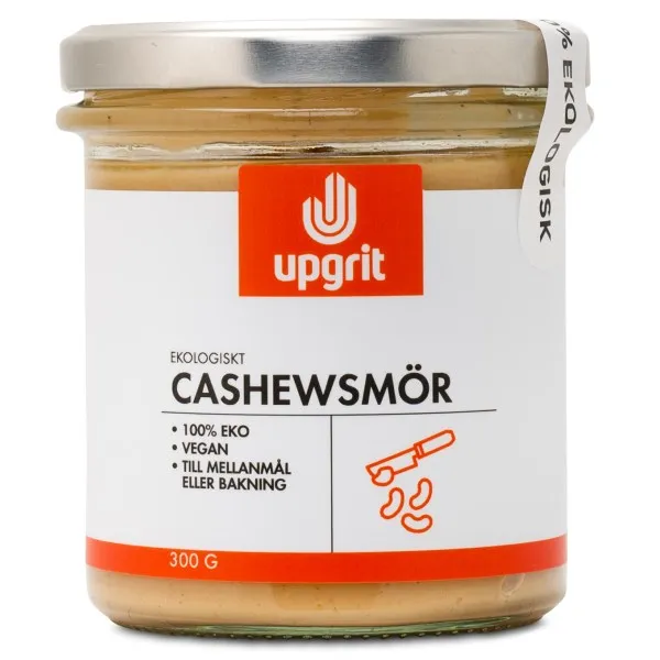 Upgrit Cashewsmör EKO , 300 g