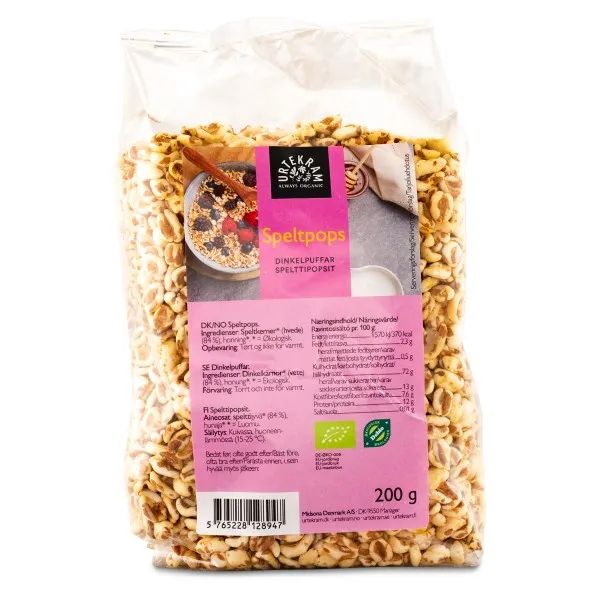 Urtekram Dinkelpuffar, 200 g