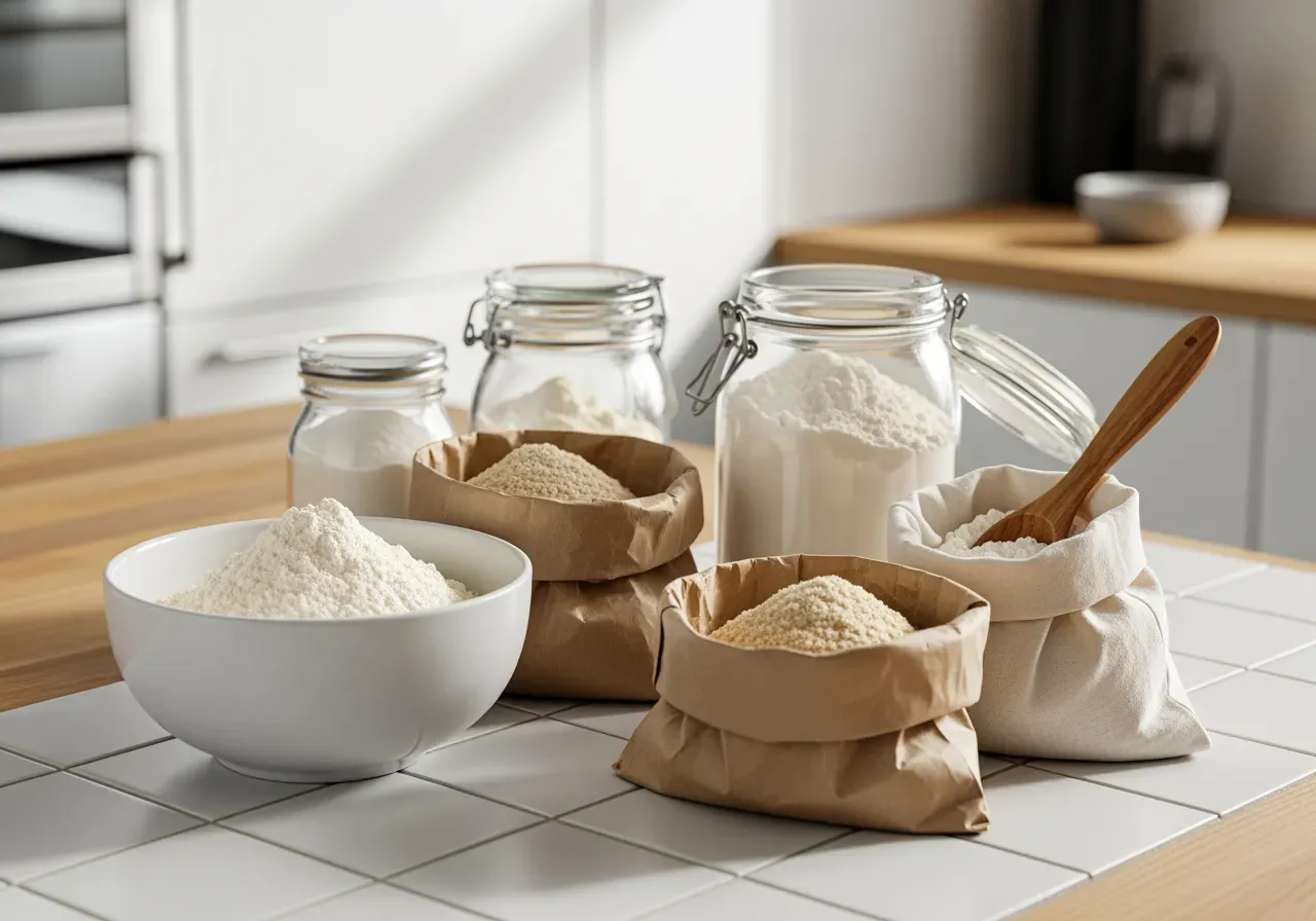 Glutenfria mjöl i köket