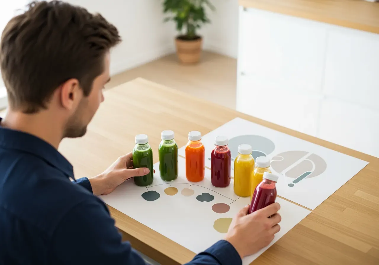 Sju dagars juice-detox plan